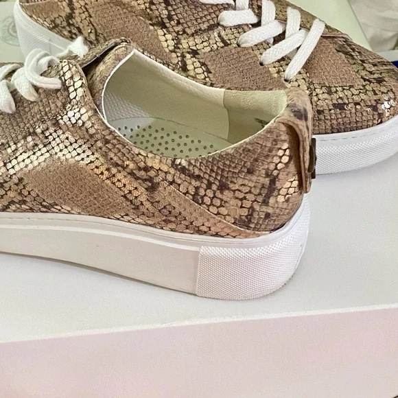 Paul Green Ally Snake Embossed Platform Sneakers 9 - Picture 15 of 15